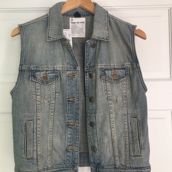 J. Crew Jackets & Blazers - JCrew Denim Vest Size Small
